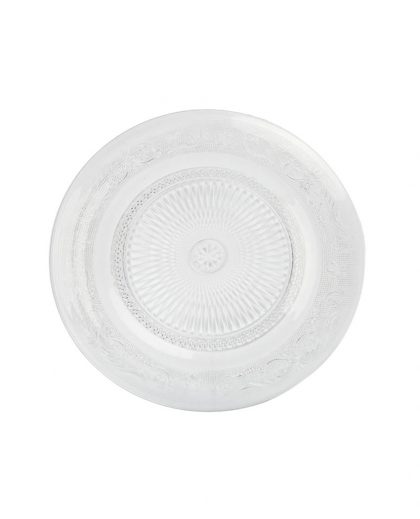 Bajoplato de cristal labrado