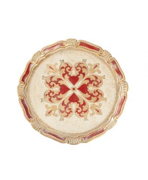 Bajoplato Florentino Oro y Rosa