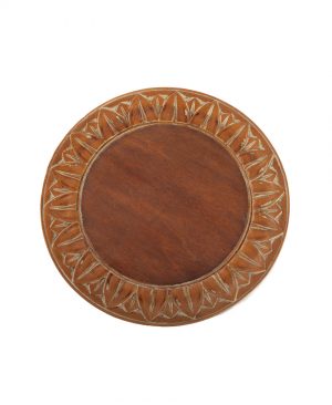 Verona Italian wooden charger, made of wood.