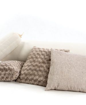 Cojines lounge de colores tostados