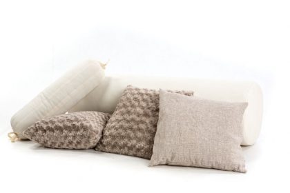 Lounge cushions, toasted colored