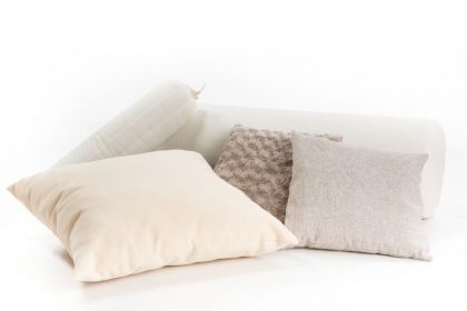 Lounge cushions, toasted colored