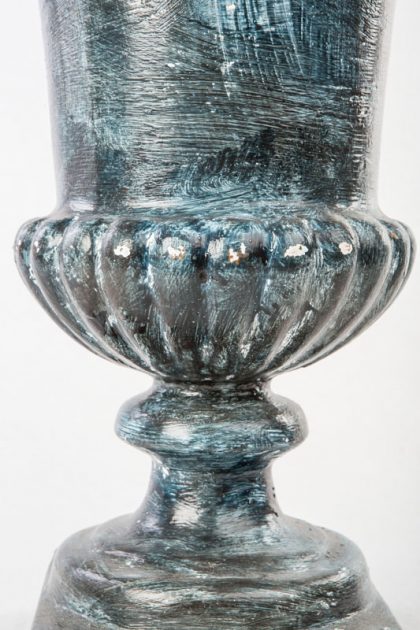 Copa Medicci gris decapado de resina