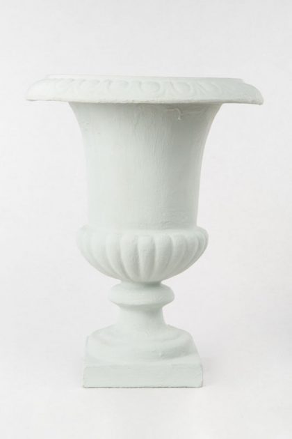 Copa Medicci color blanco de resina