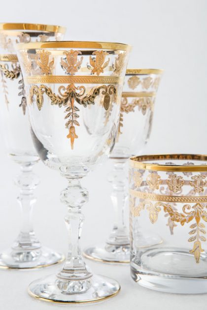 Cristalería Dorada Anaïs