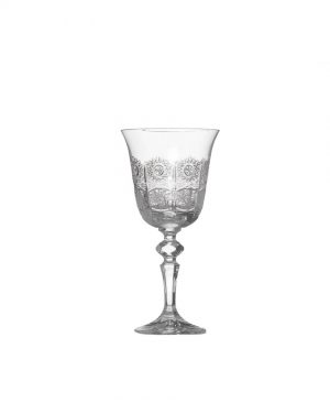 Copa Tallada Estrella de Vino Tinto