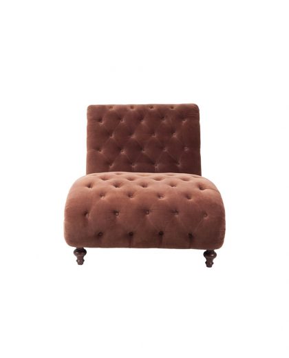 Diván otomano en tono marrón 2 plazas