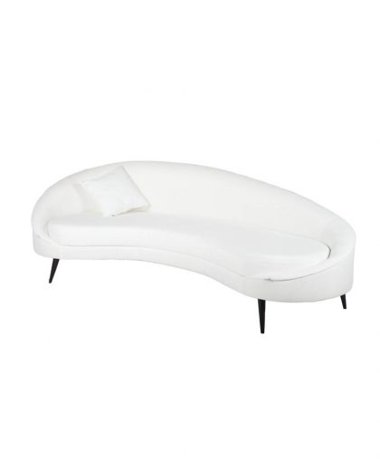 White Teardrop Sofa