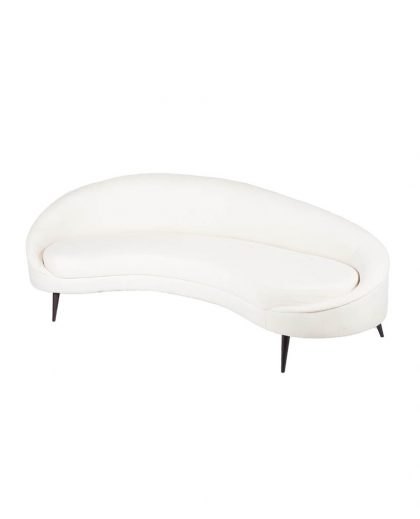 White Teardrop Sofa