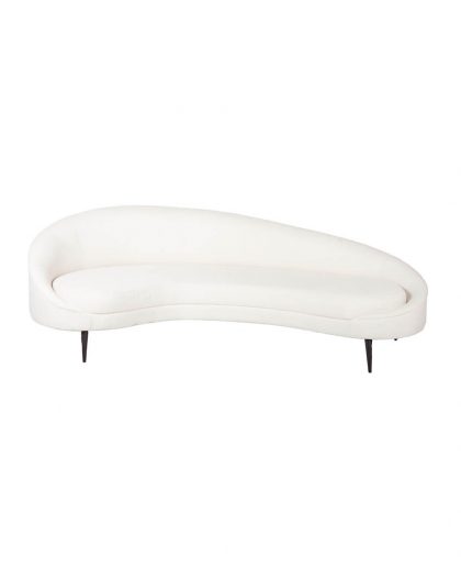 White Teardrop Sofa