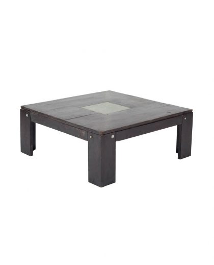 Mesa de centro madera módulos cuadrados