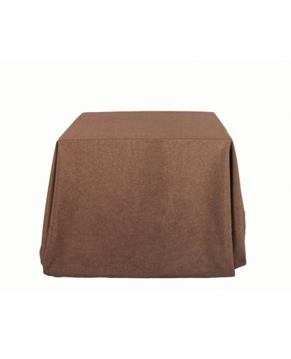 Mantel de Lino rústico color marrón