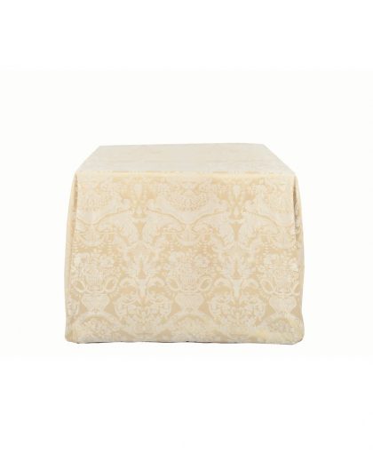 Mantel de Algodón estampado en Damasco dorado