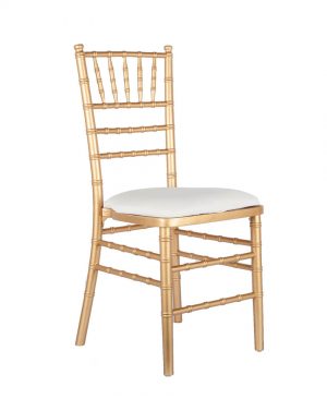 Silla Tiffany madera dorada