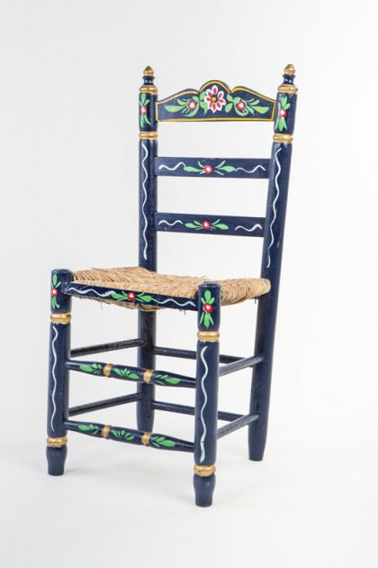 Silla Sevillana azul