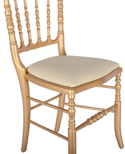 Silla Napoleón III madera dorada