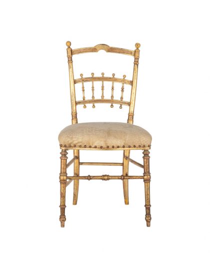 Silla Bragança Dorada