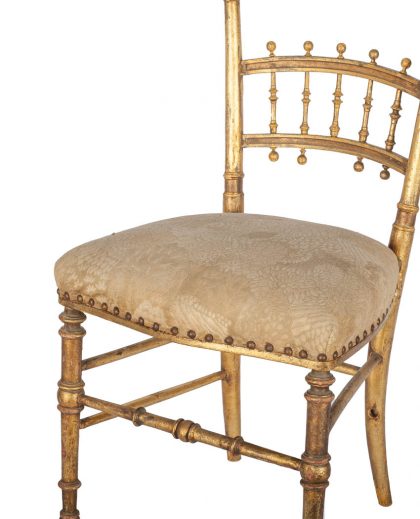 Silla Bragança Dorada