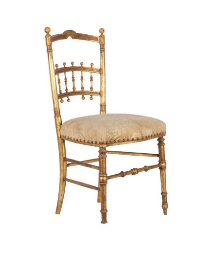 Silla Bragança Dorada