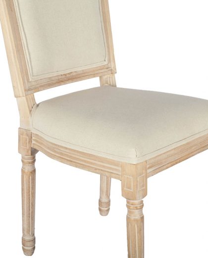 Silla Louis XVI respaldo cuadrado