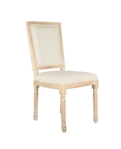 Silla Louis XVI respaldo cuadrado