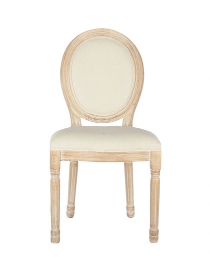 Silla Louis XVI respaldo tapizado