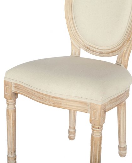 Silla Louis XVI respaldo tapizado