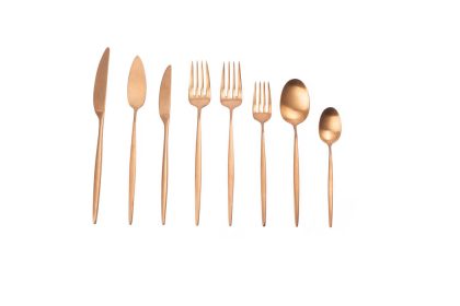 Flatware set Copper