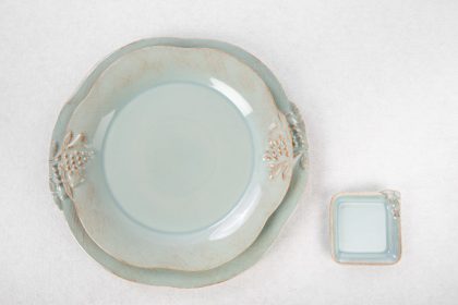 Vajilla Loza Turquesa con Uvas