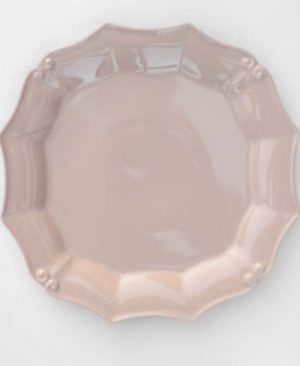 Plato llano color topo colección Provenza